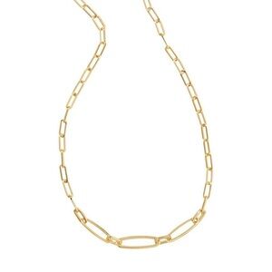Kendra Scott Etta 14K Gold Over Brass Chain Necklace - Gold: Lobster